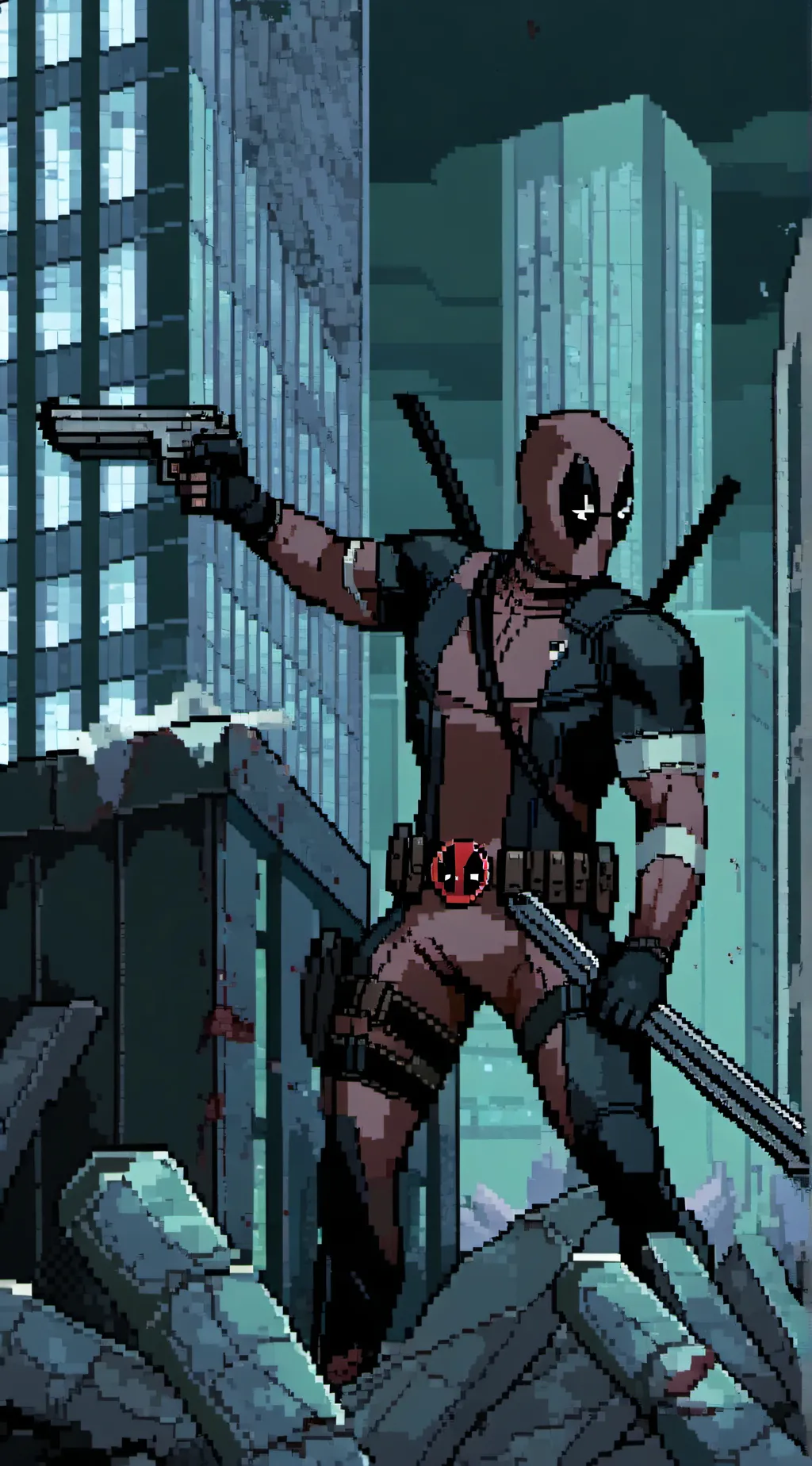 ai character: deadpool background
