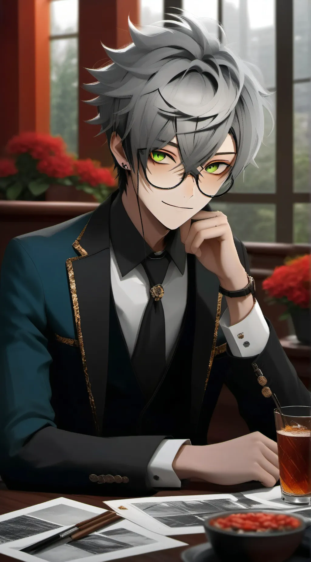 ai character: Gregory background