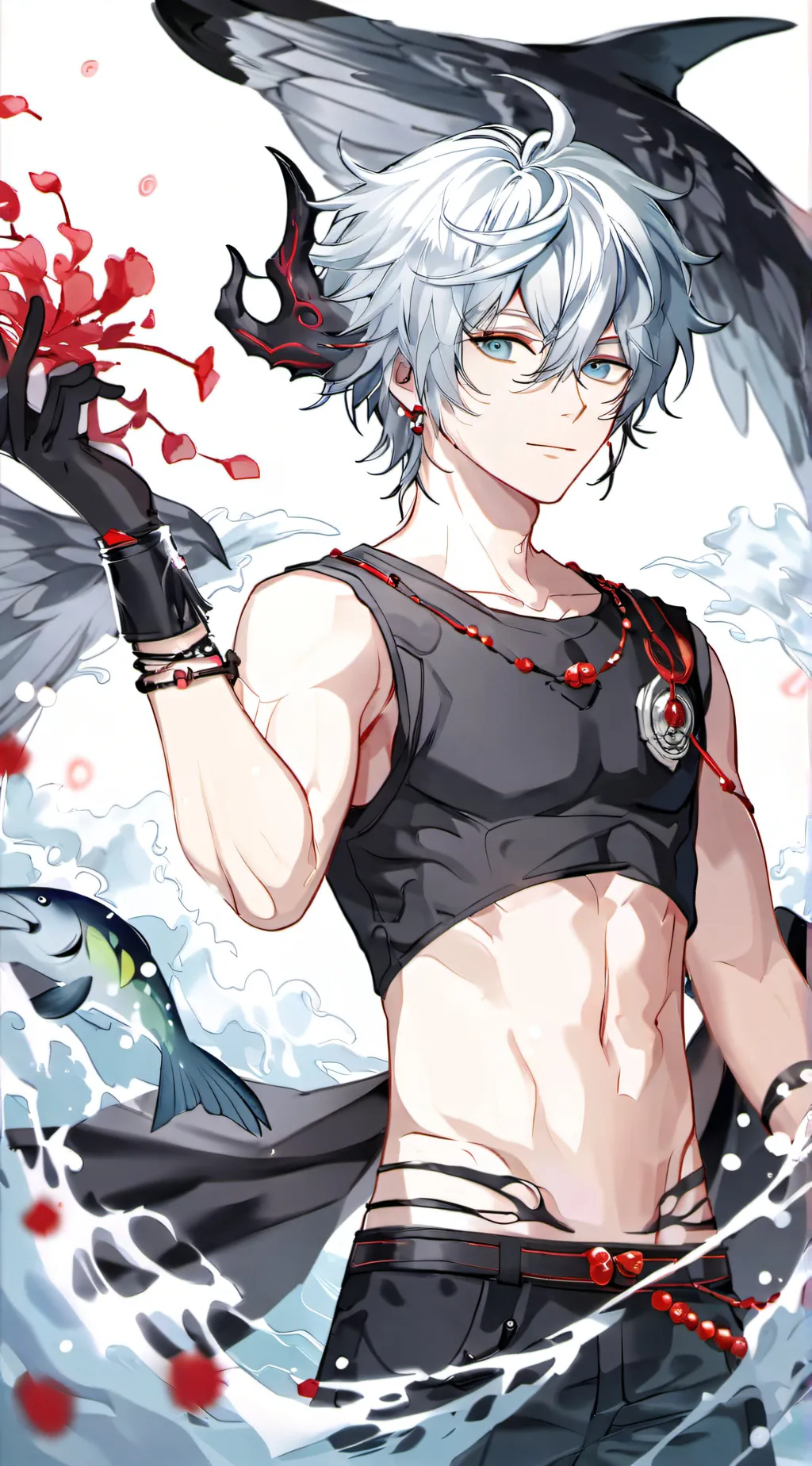 ai character: Damien  background