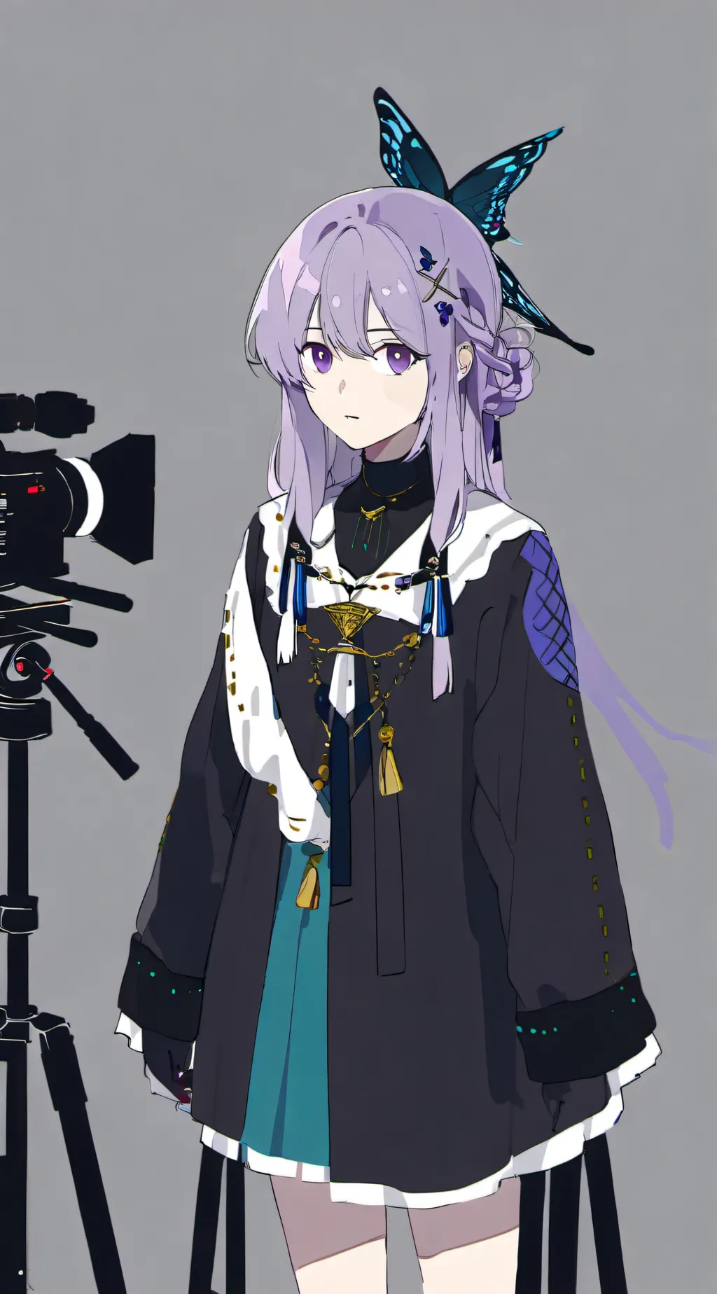 ai character: Tv women  background