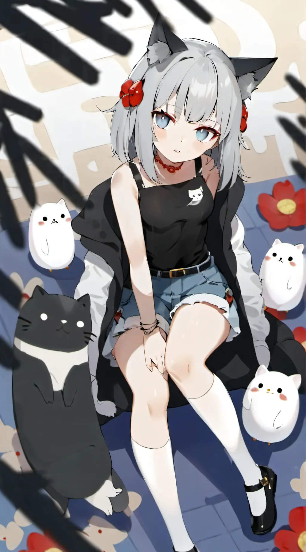 ai character: Aurora background