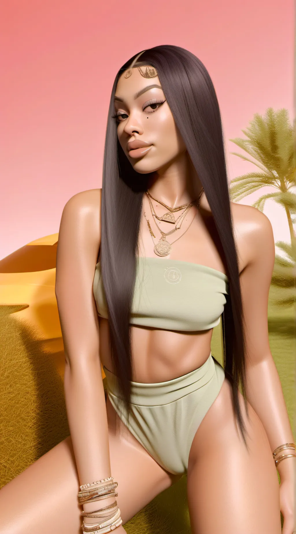 ai character: Naya😍🤪 background