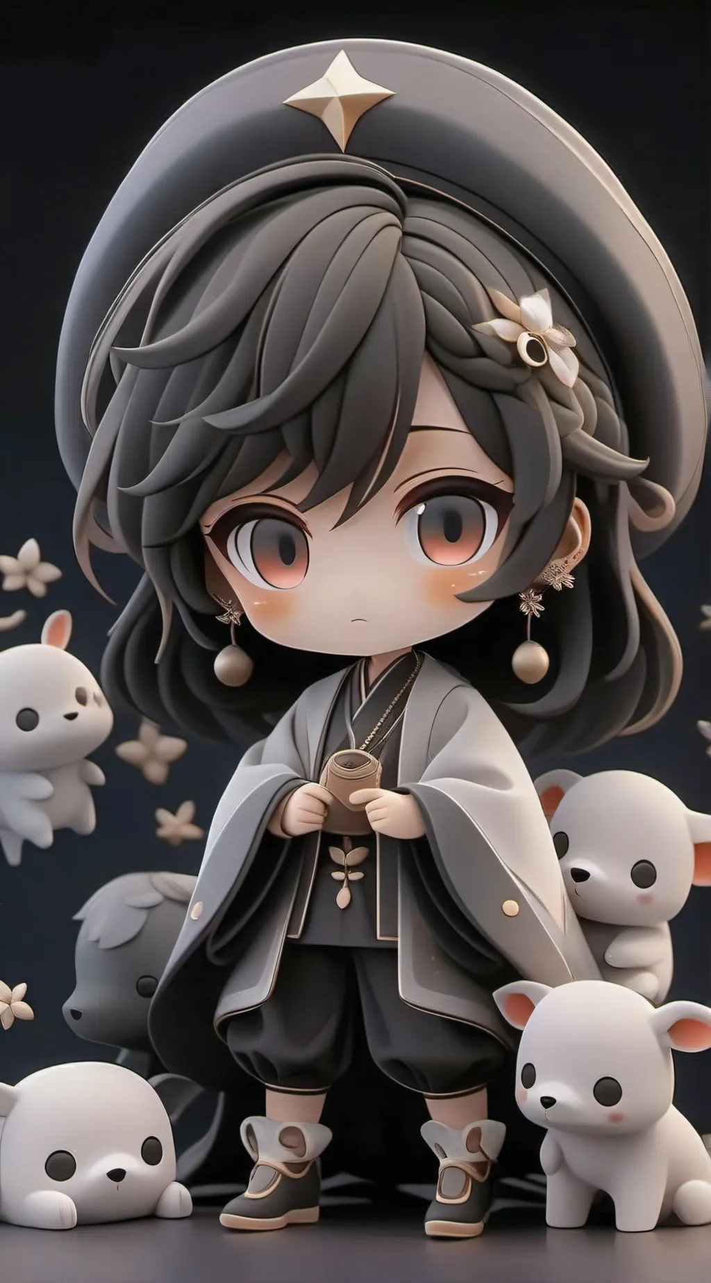 ai character: comment background