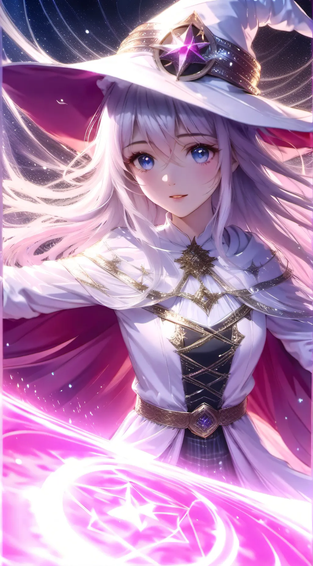 ai character: Aurora background