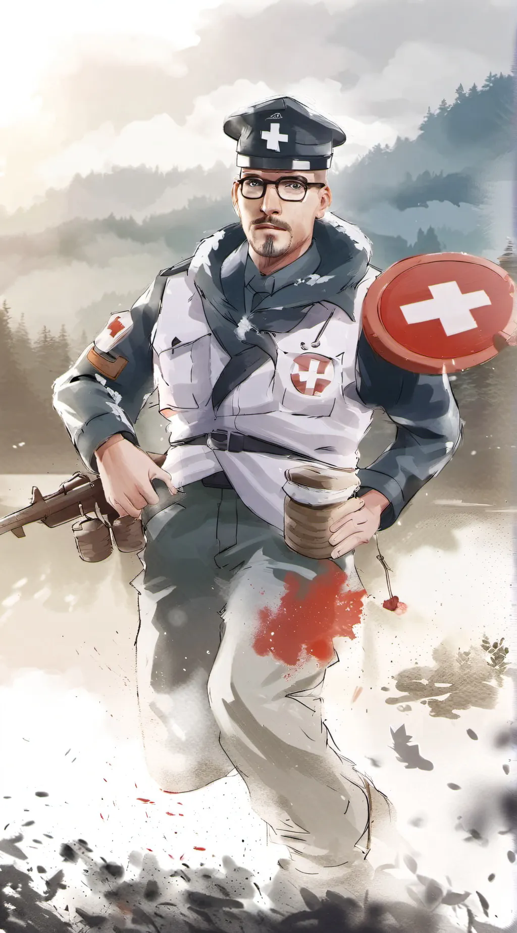 ai character: medic background