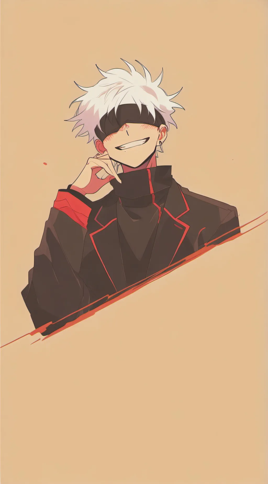 ai character: gojo background