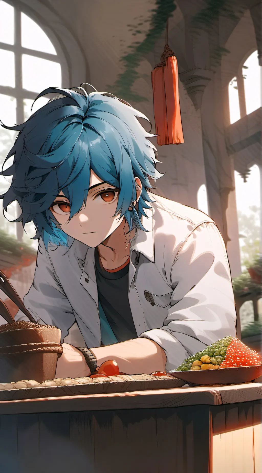 ai character: 2-D background