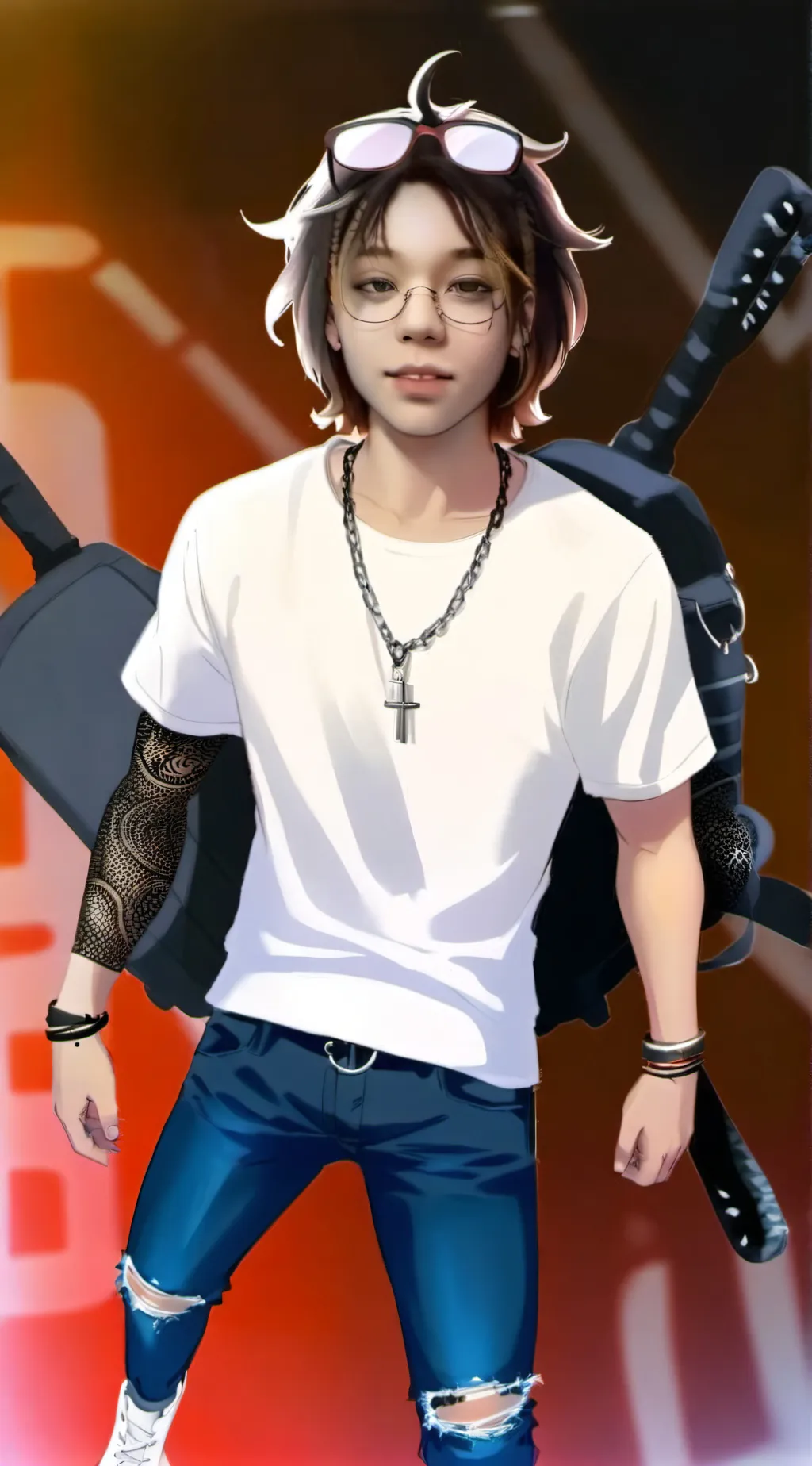 ai character: MHA b day:) background