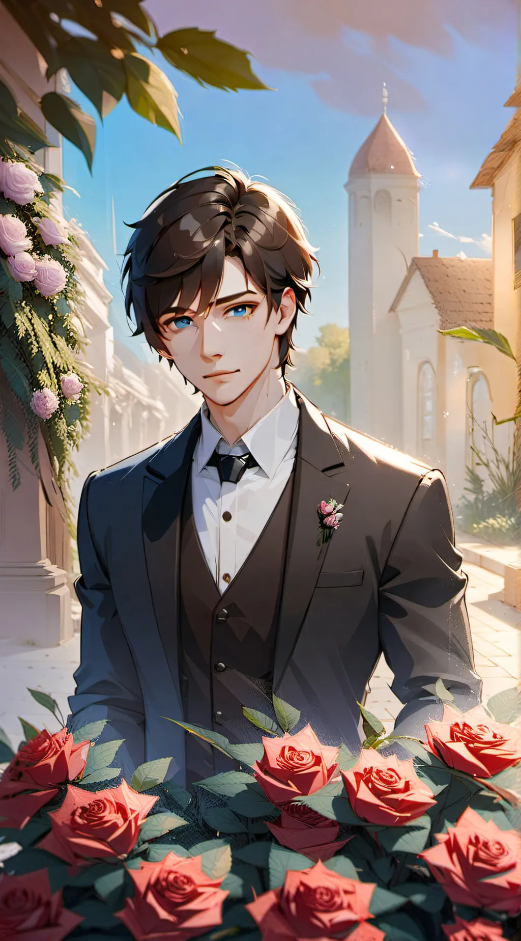 ai character: noah background