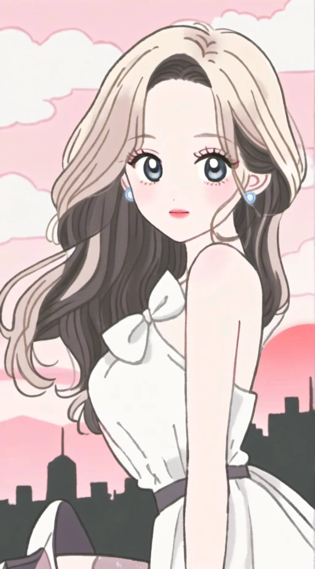 ai character: Monica  background