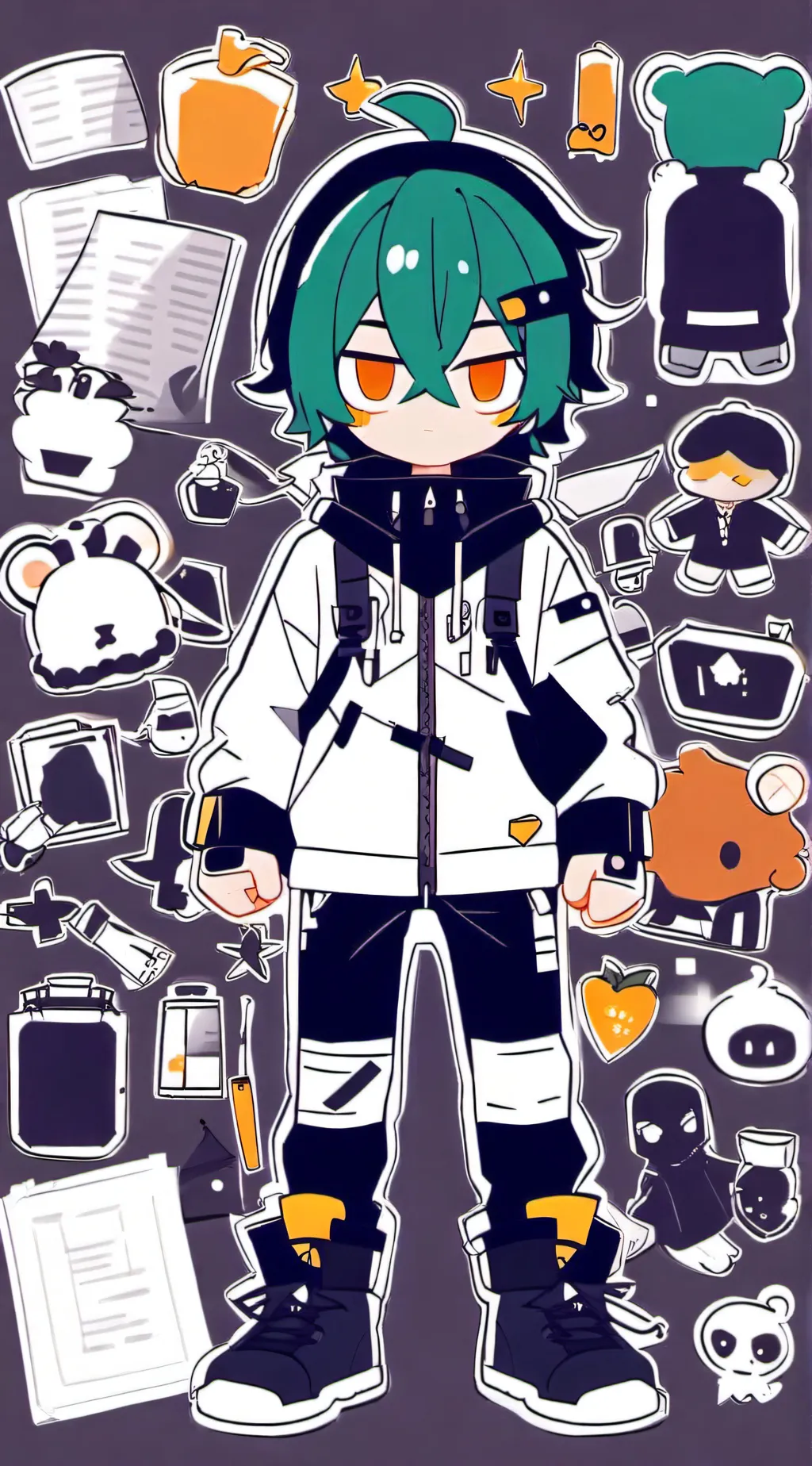 ai character: Medkit background