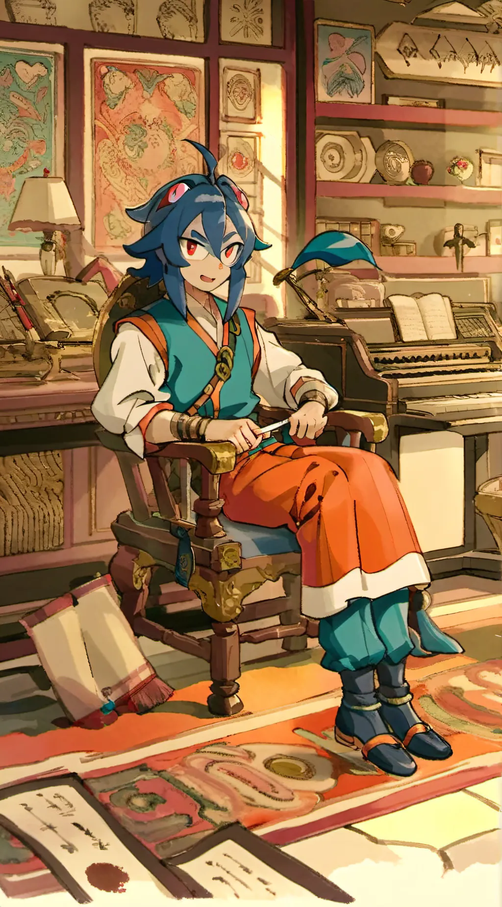 ai character: sonic background