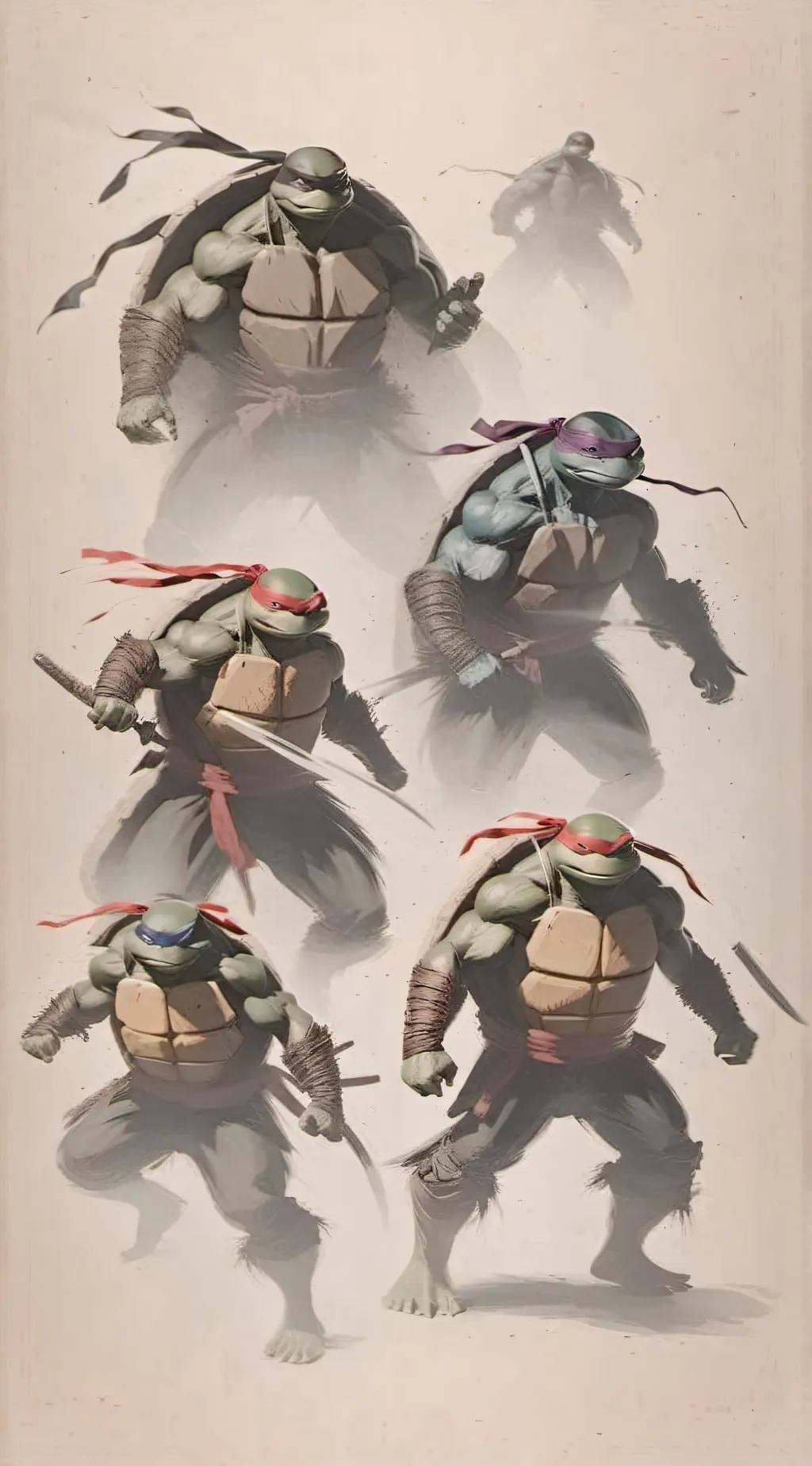 ai character: 2012 Tmnt background