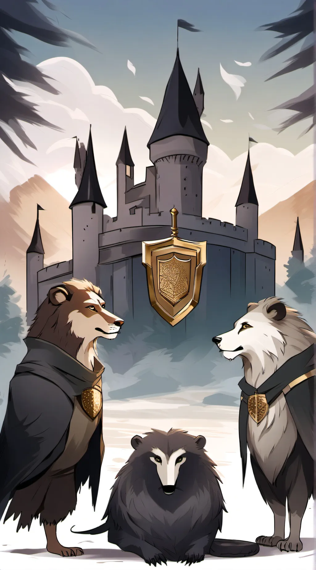 ai character: Hogwarts background