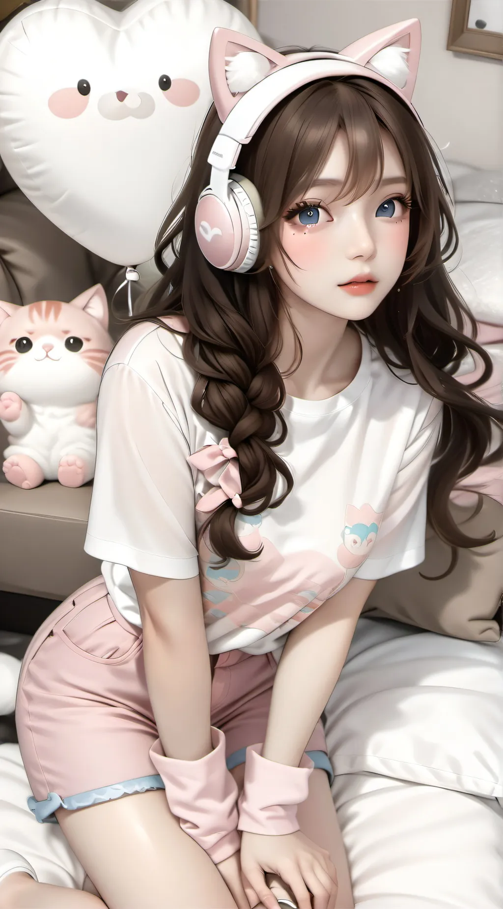 ai character: Rose background