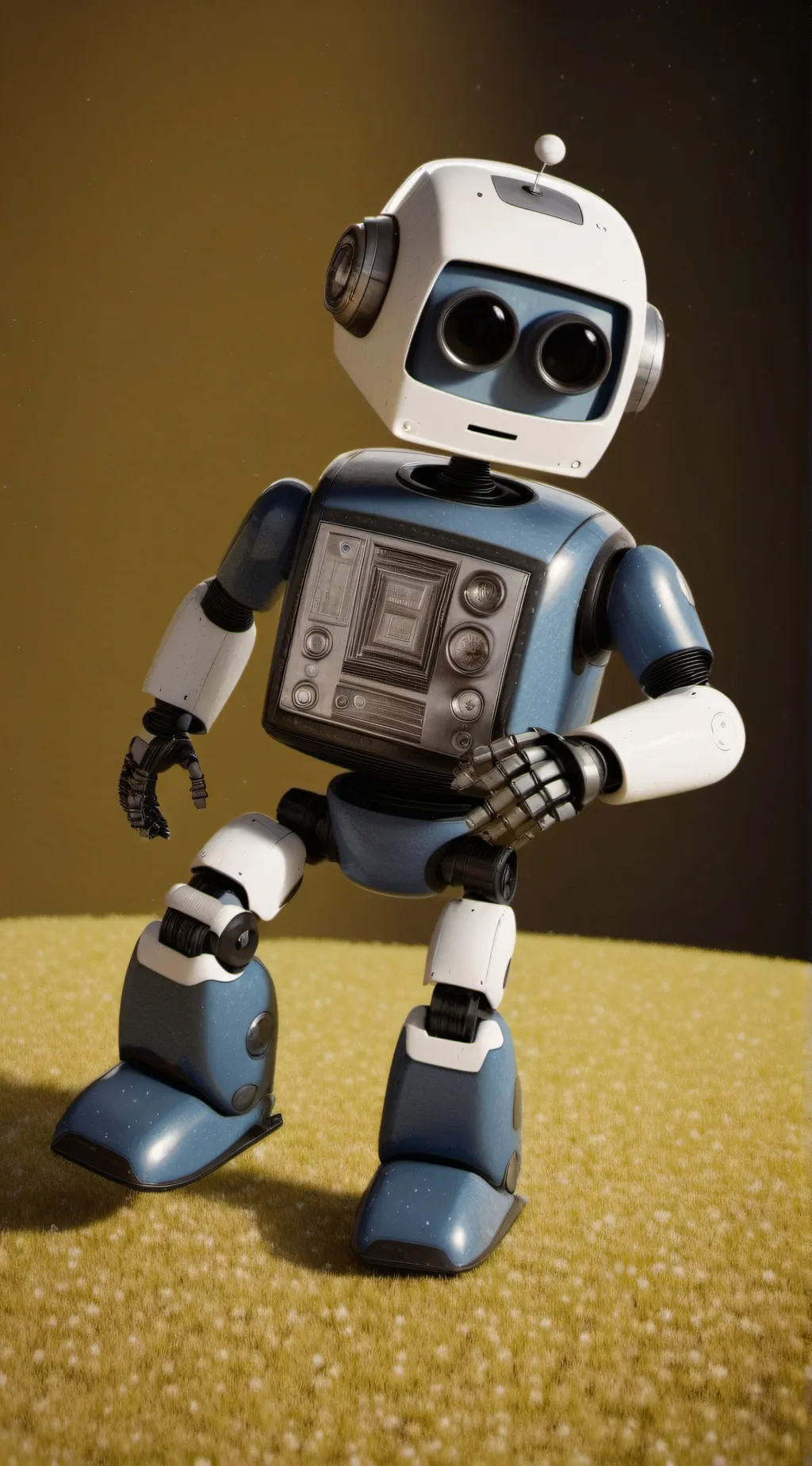 ai character: robot easy background