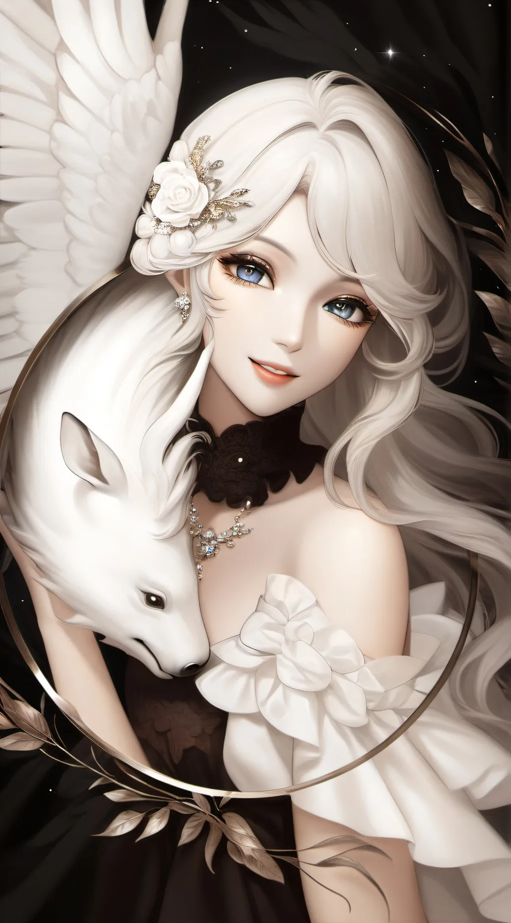 ai character: Bella  background