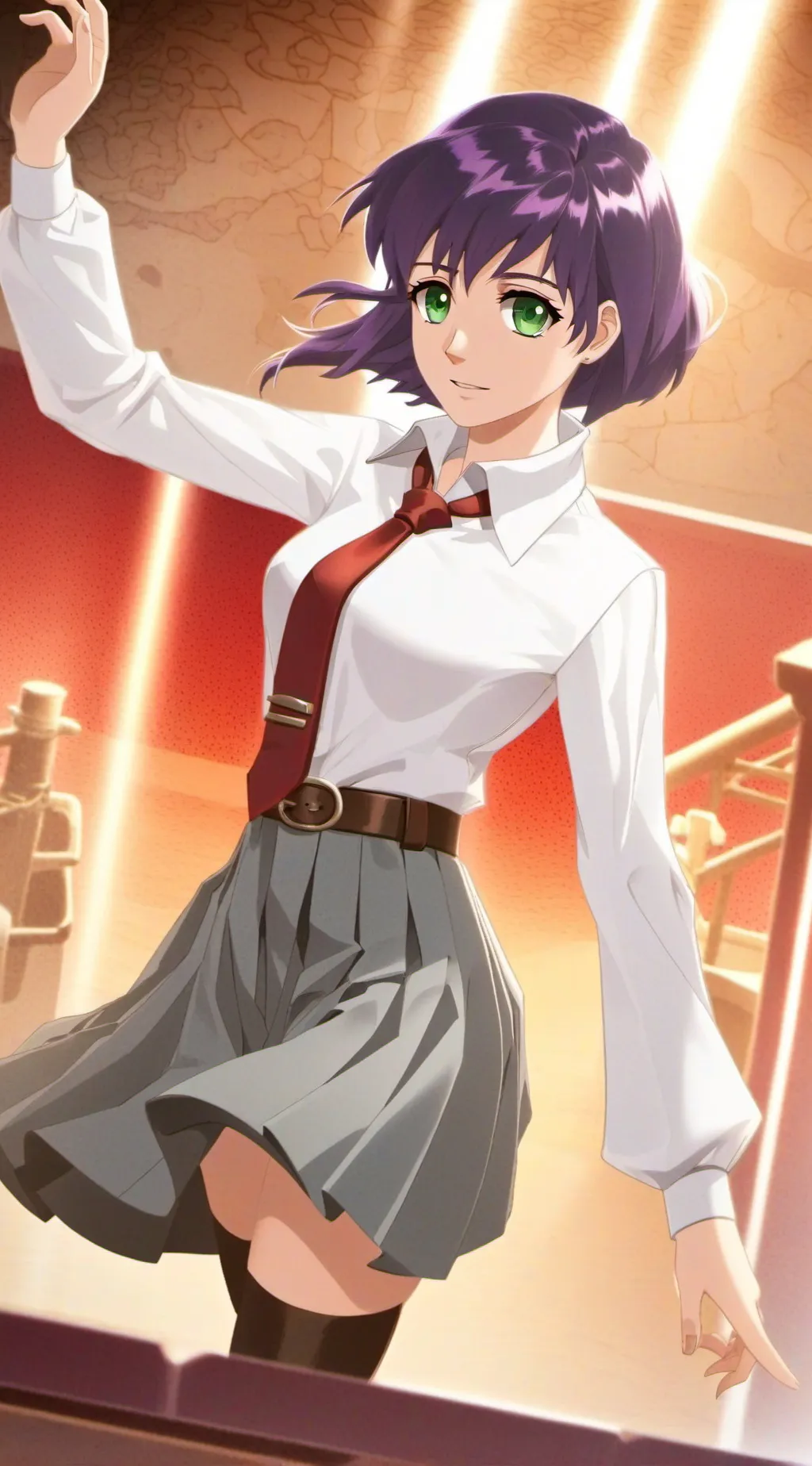 ai character: Лена background