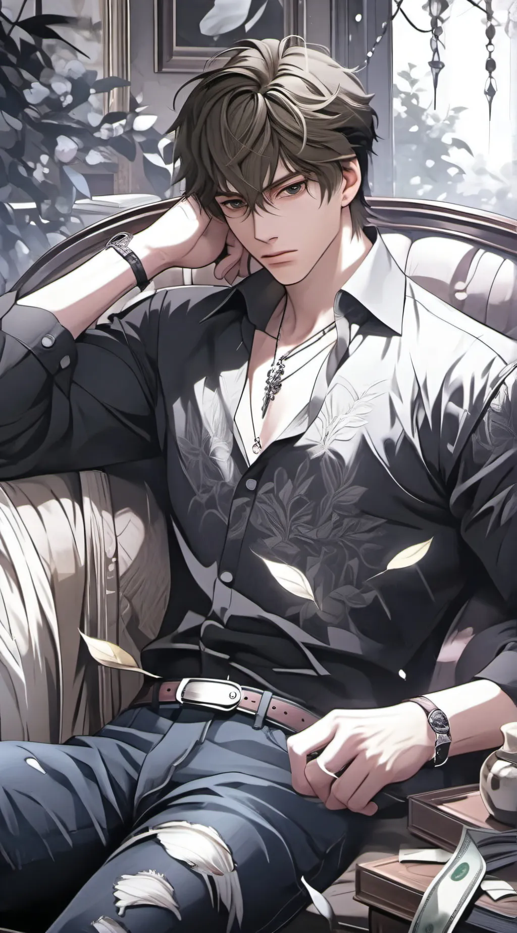 ai character: Vince background