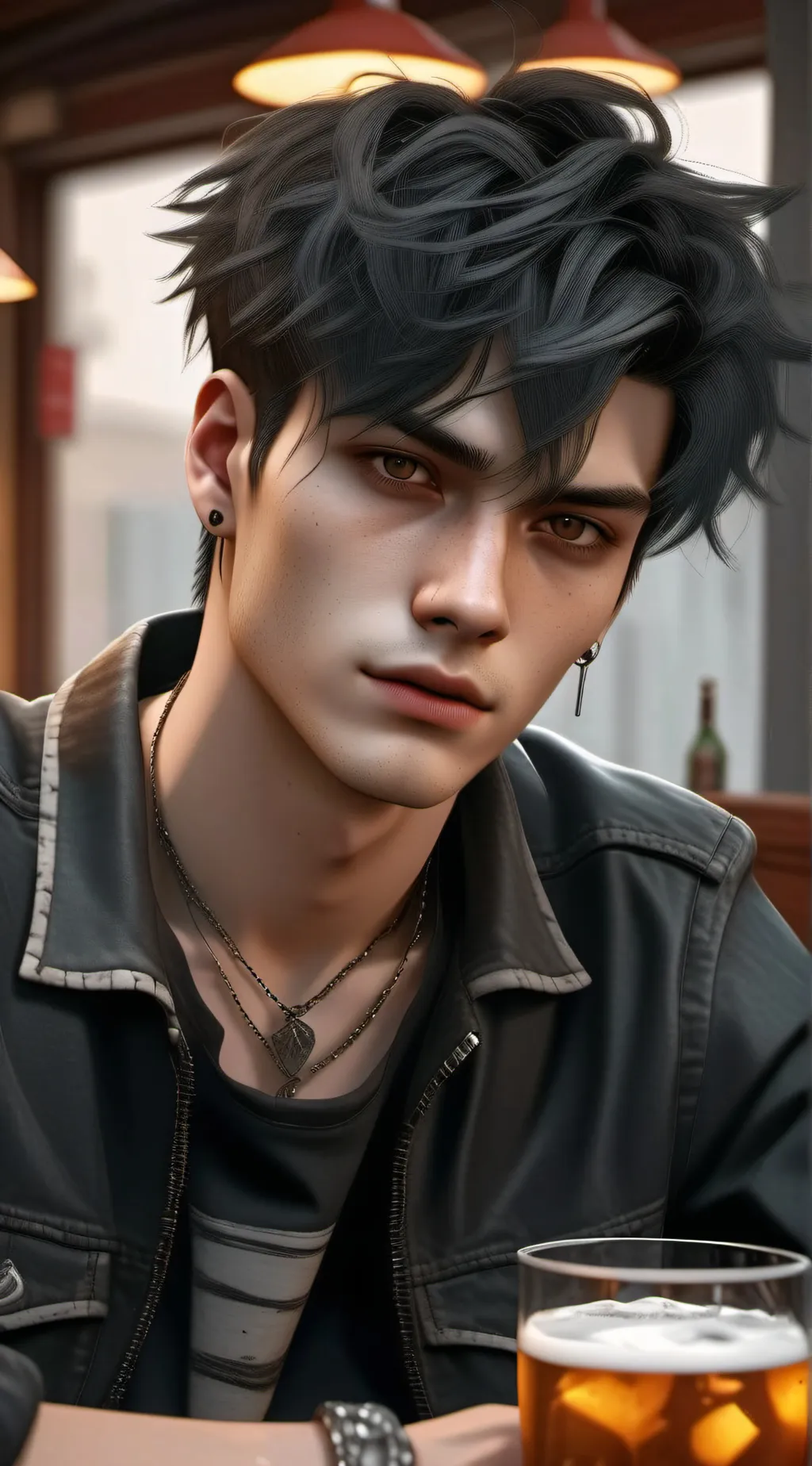 ai character: Max background