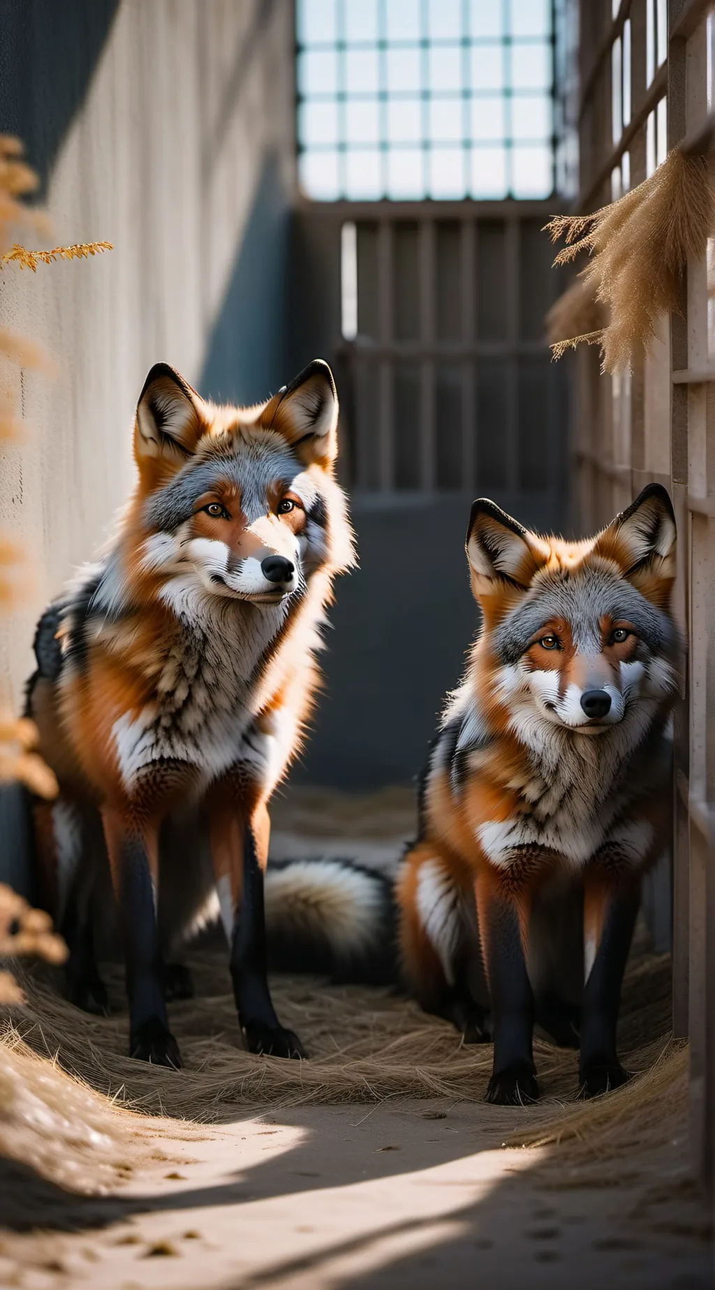 ai character: Silver Fox Farms background