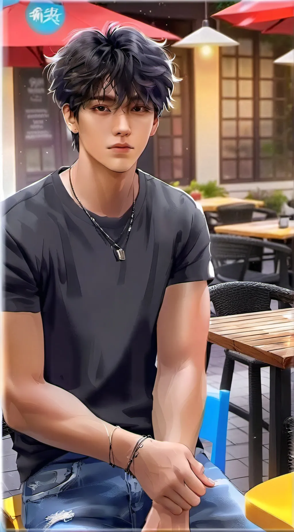 ai character: Sebastian background