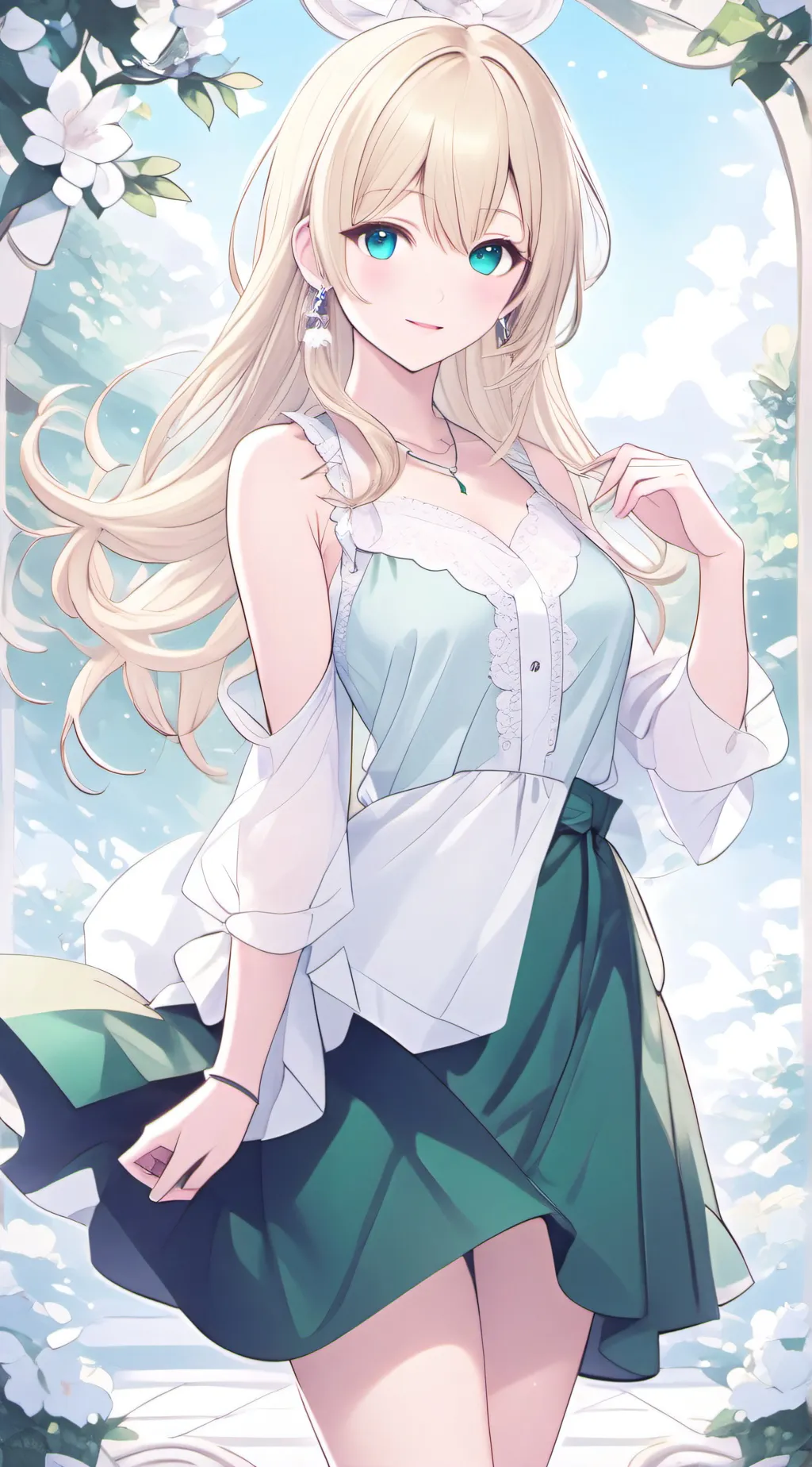 ai character: Addison  background