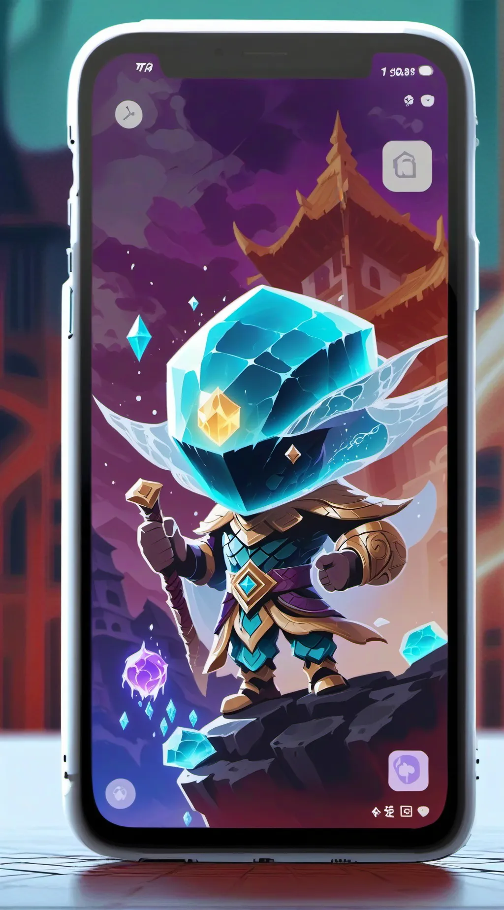 ai character: Titan computerman background