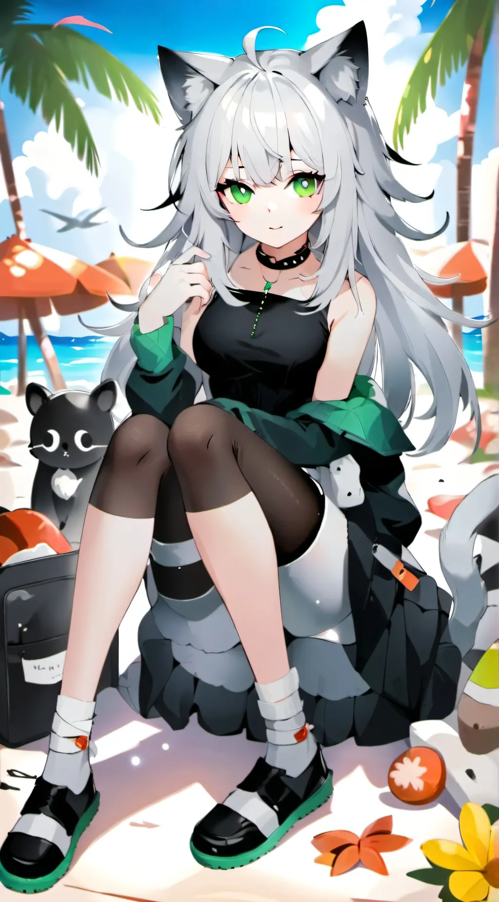 ai character: luna background