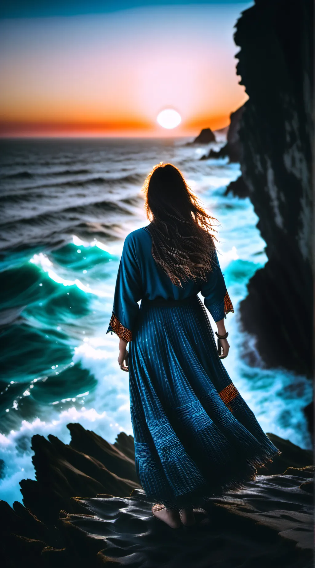 ai character: Madelyn And HP background