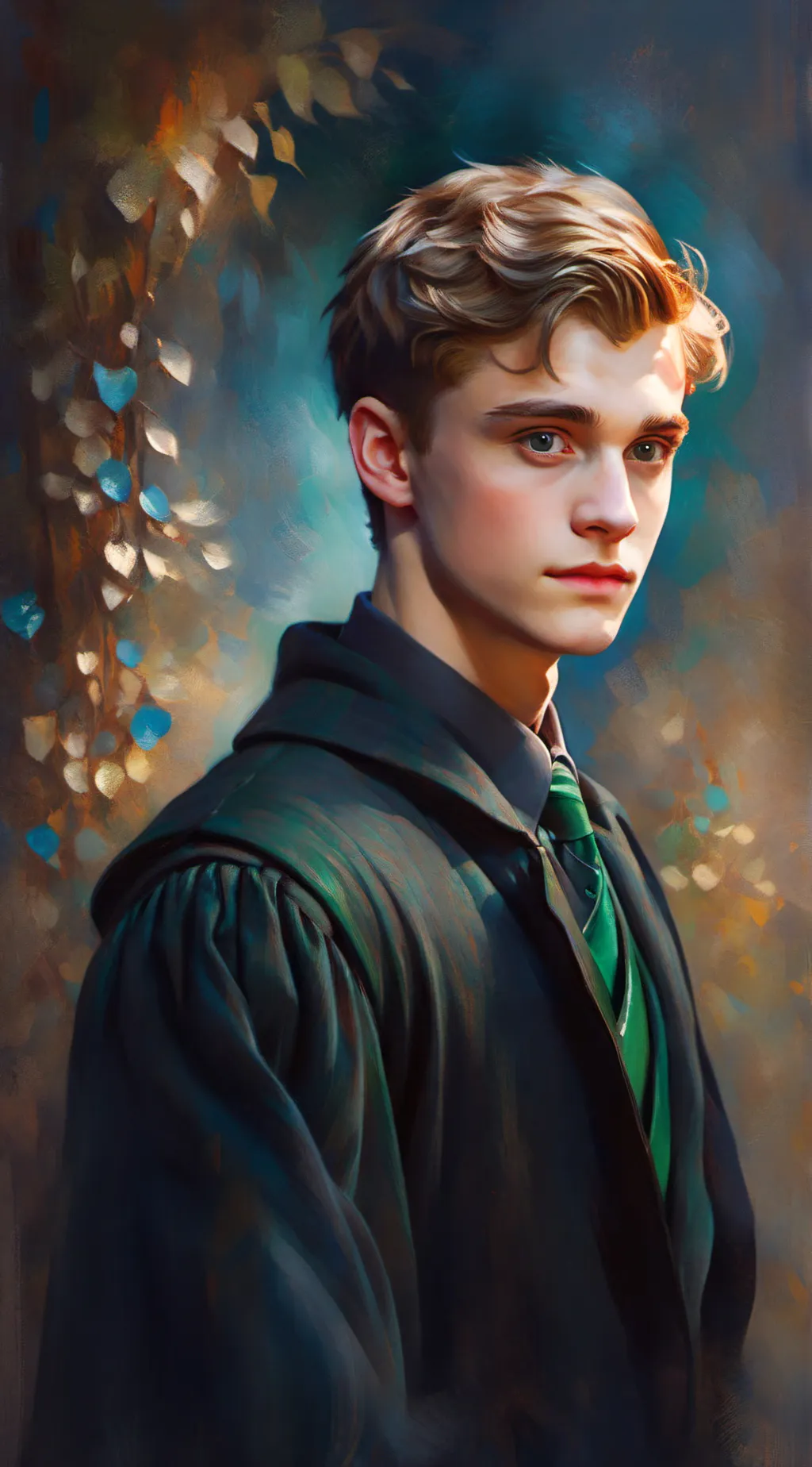 ai character: Break dance Hogwar background