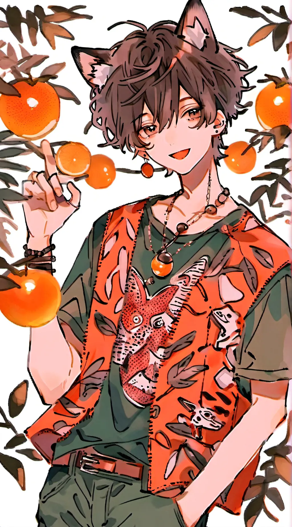 ai character: Moon background