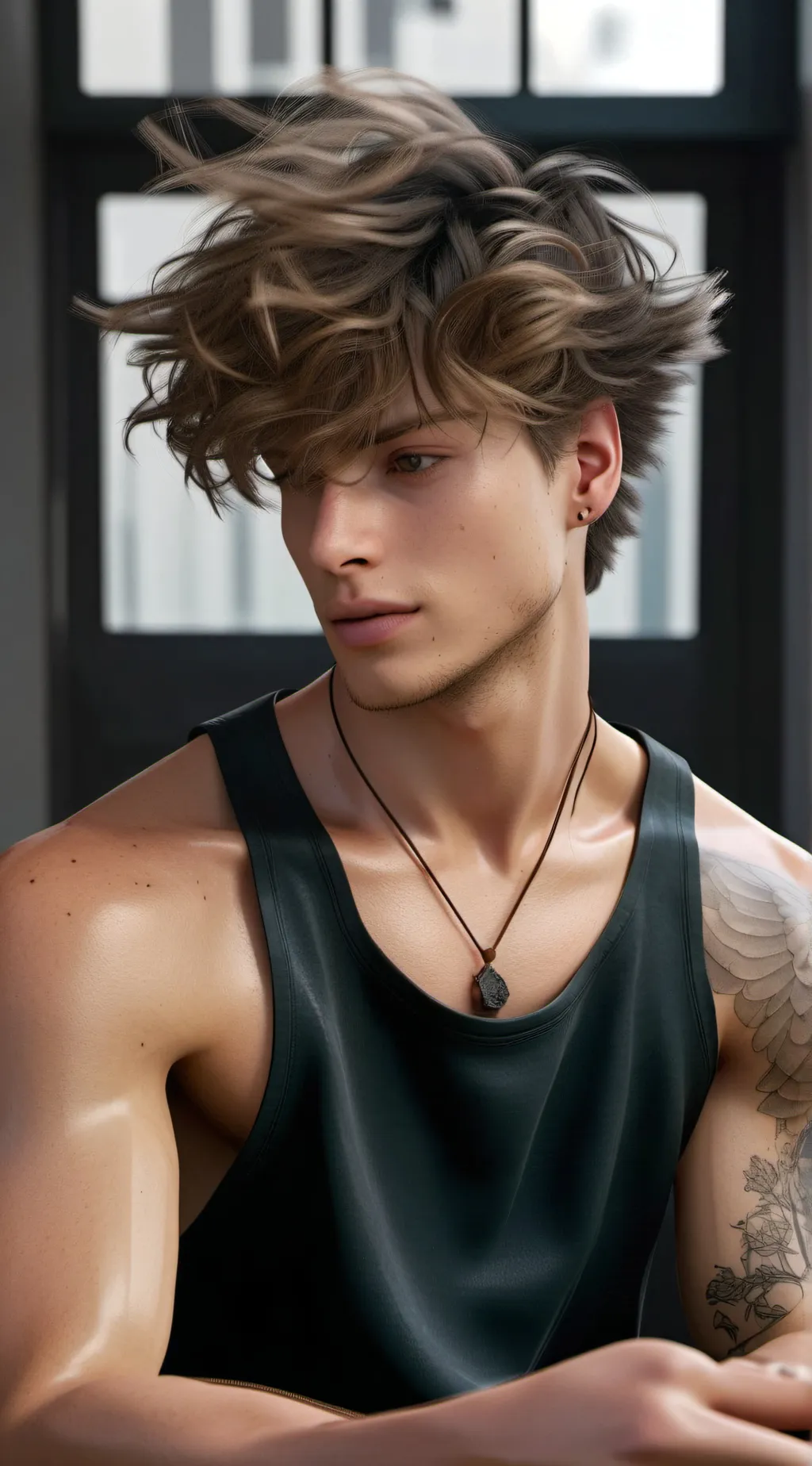 ai character: Steven  background