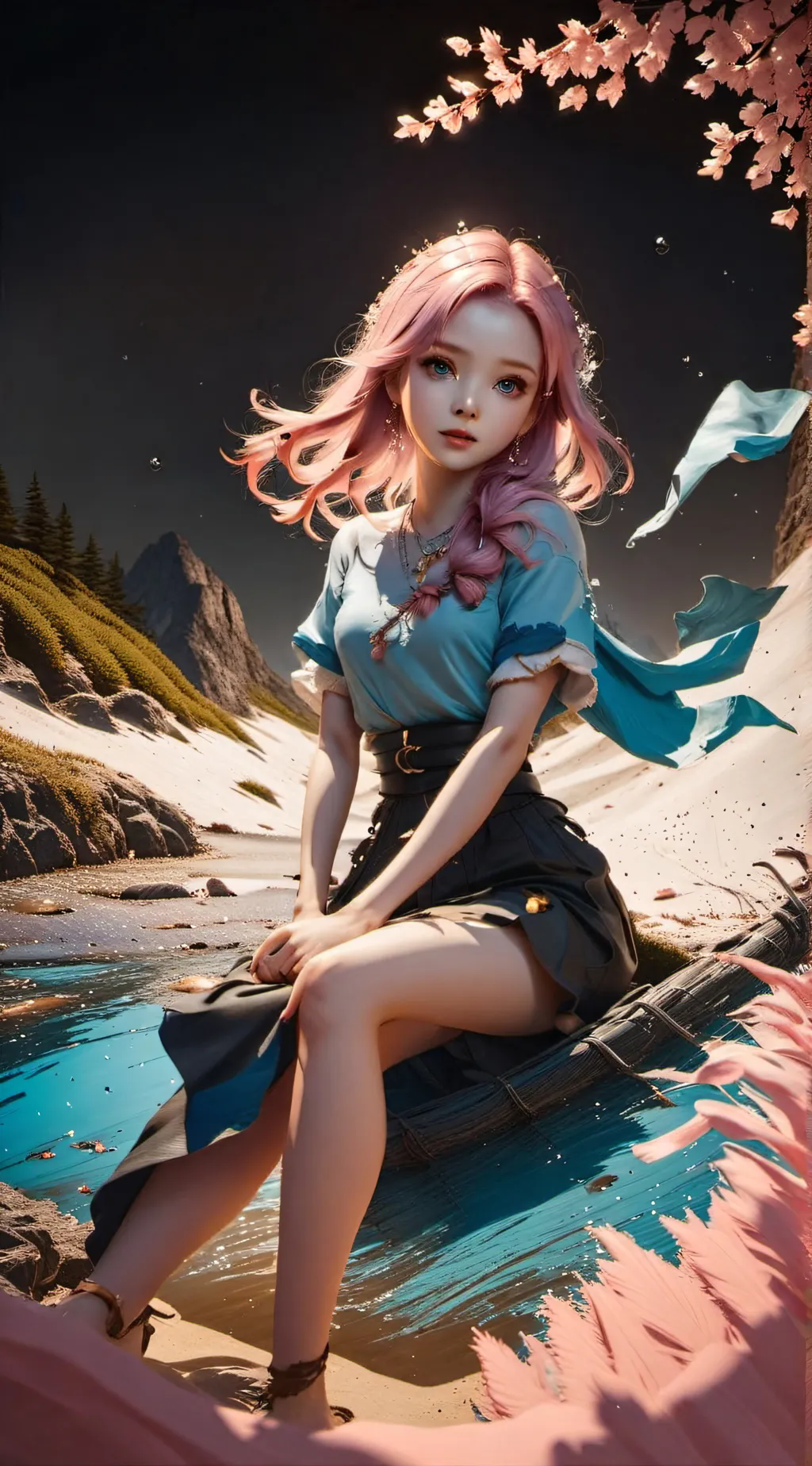 ai character: Ashley Desmond background