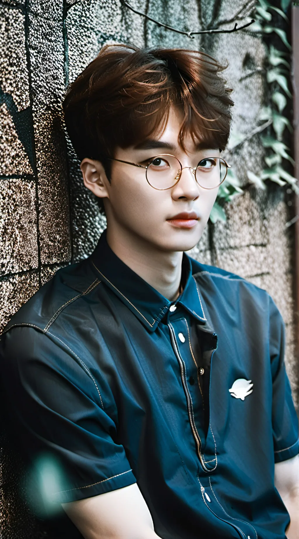 ai character: Lee know🐰 background