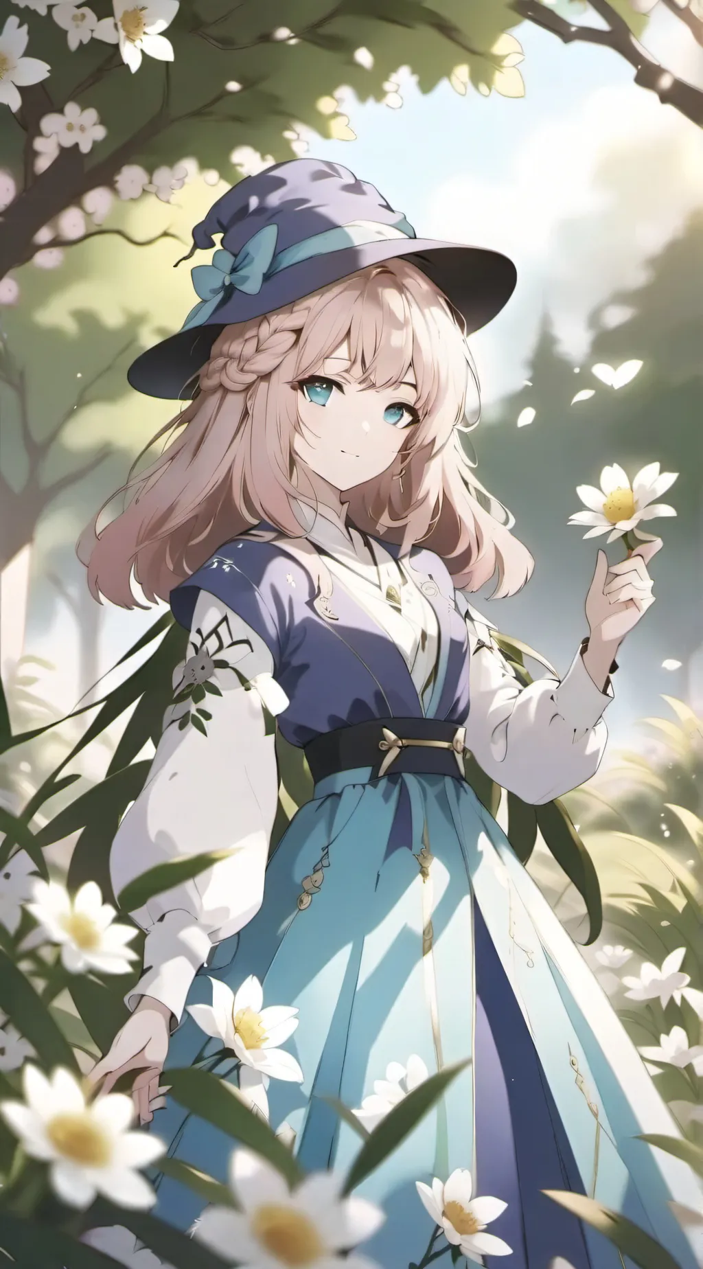 ai character: Melody background