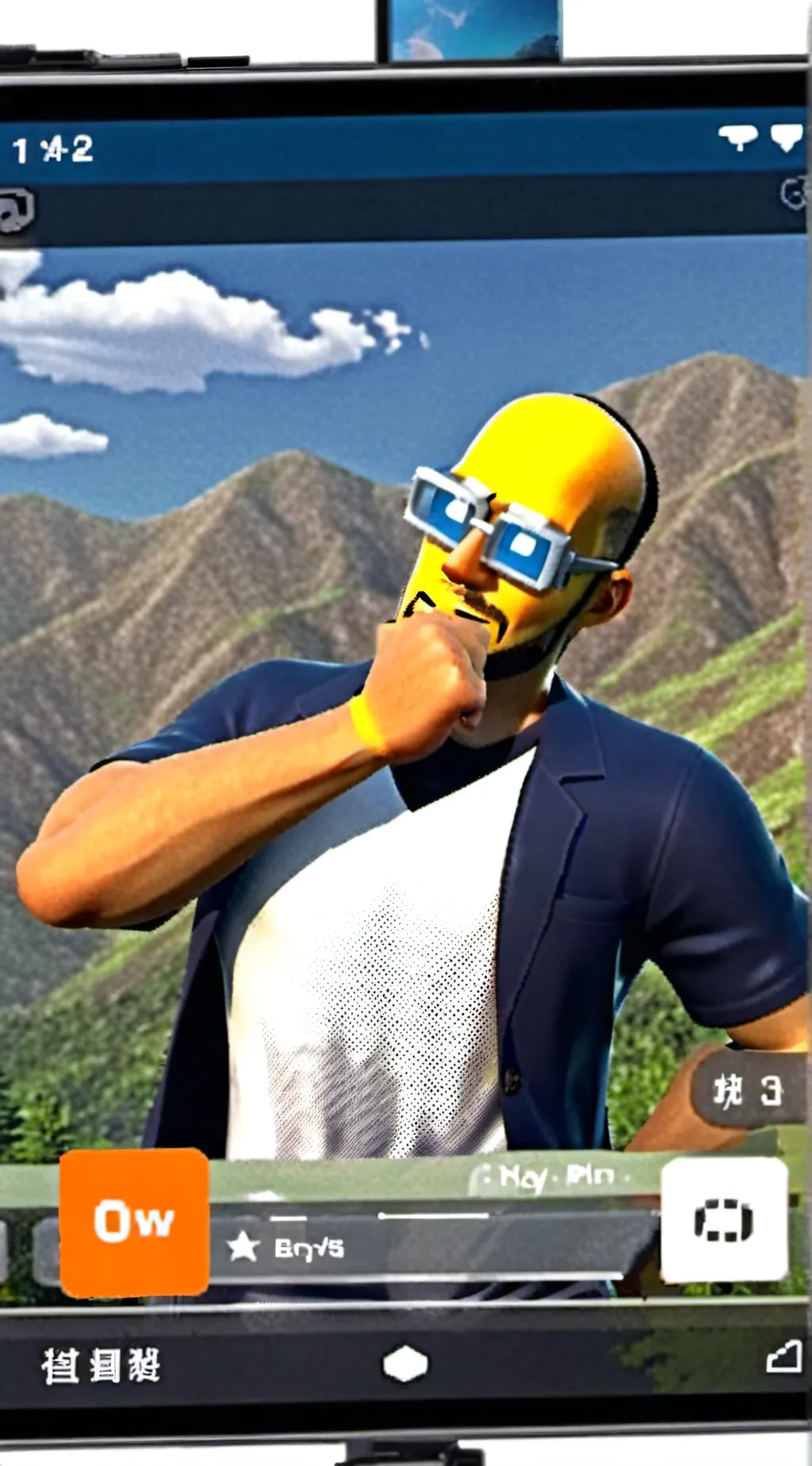 ai character: OHIO background