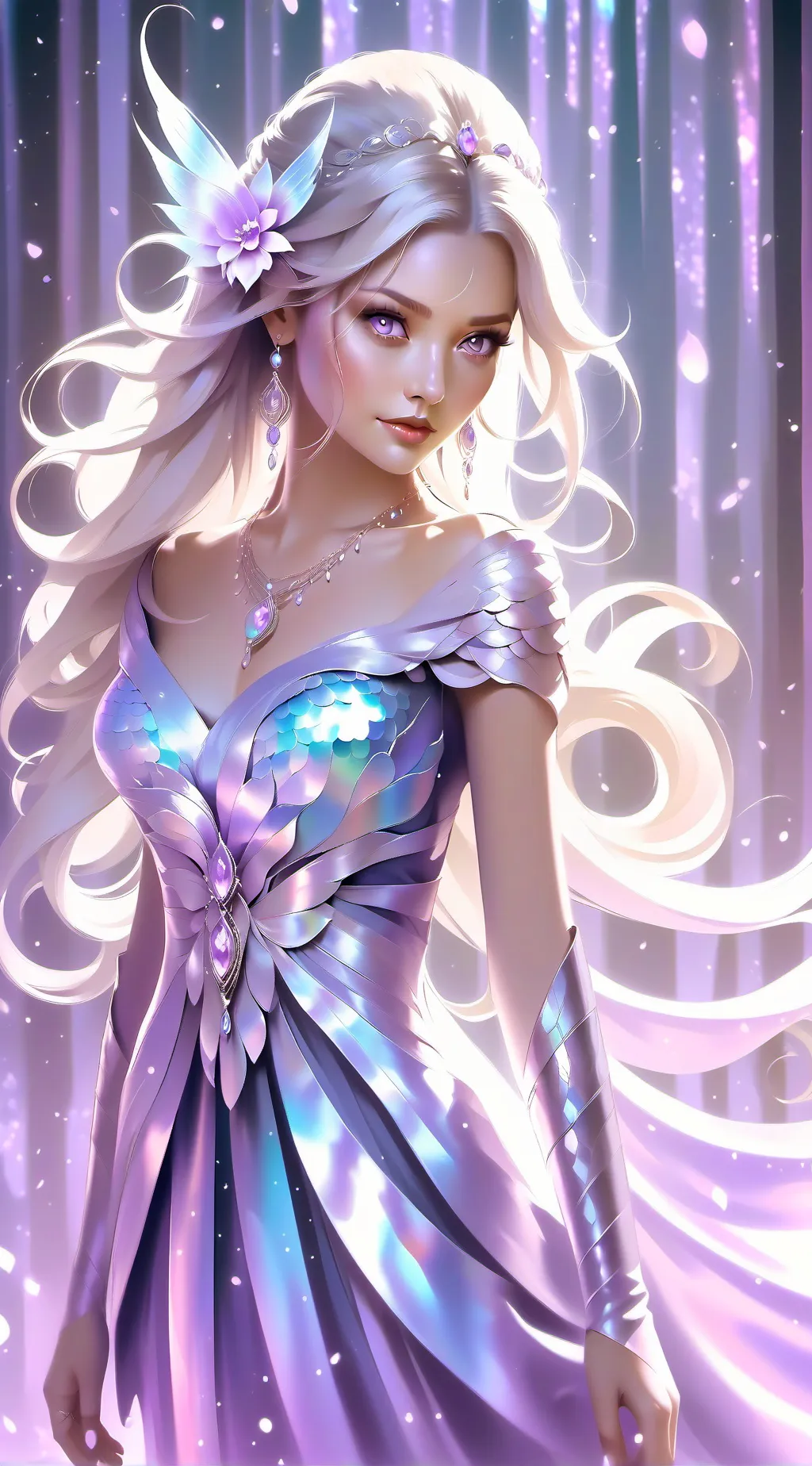 ai character: luna background