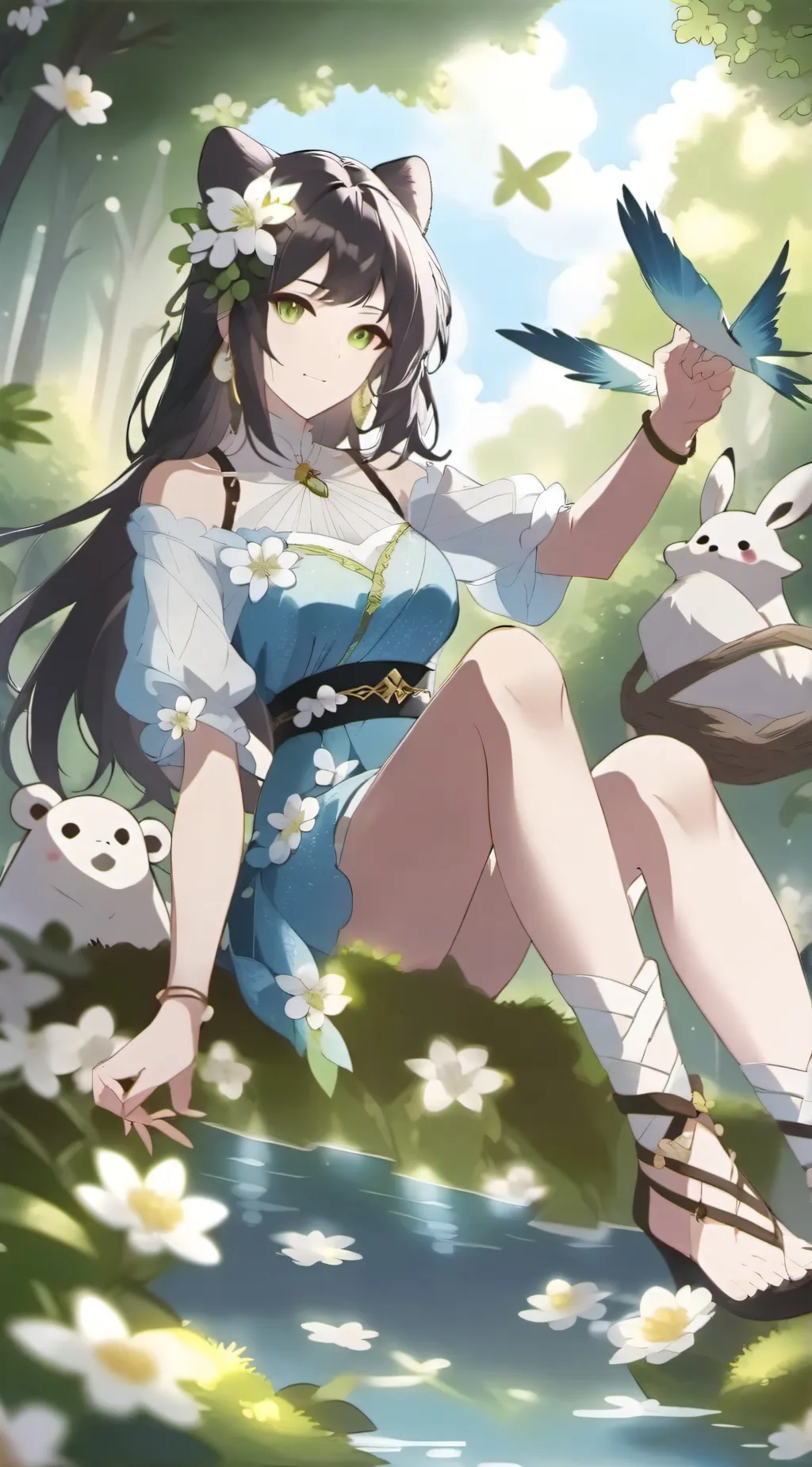 ai character: Furry infection background