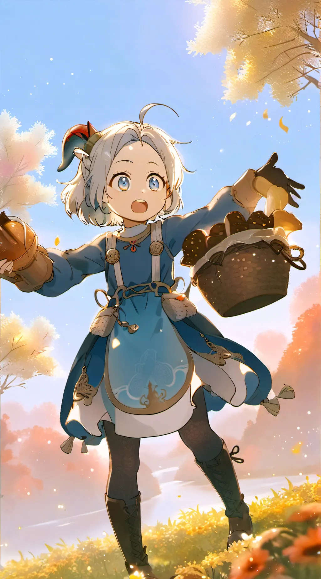 ai character: Baby eri background