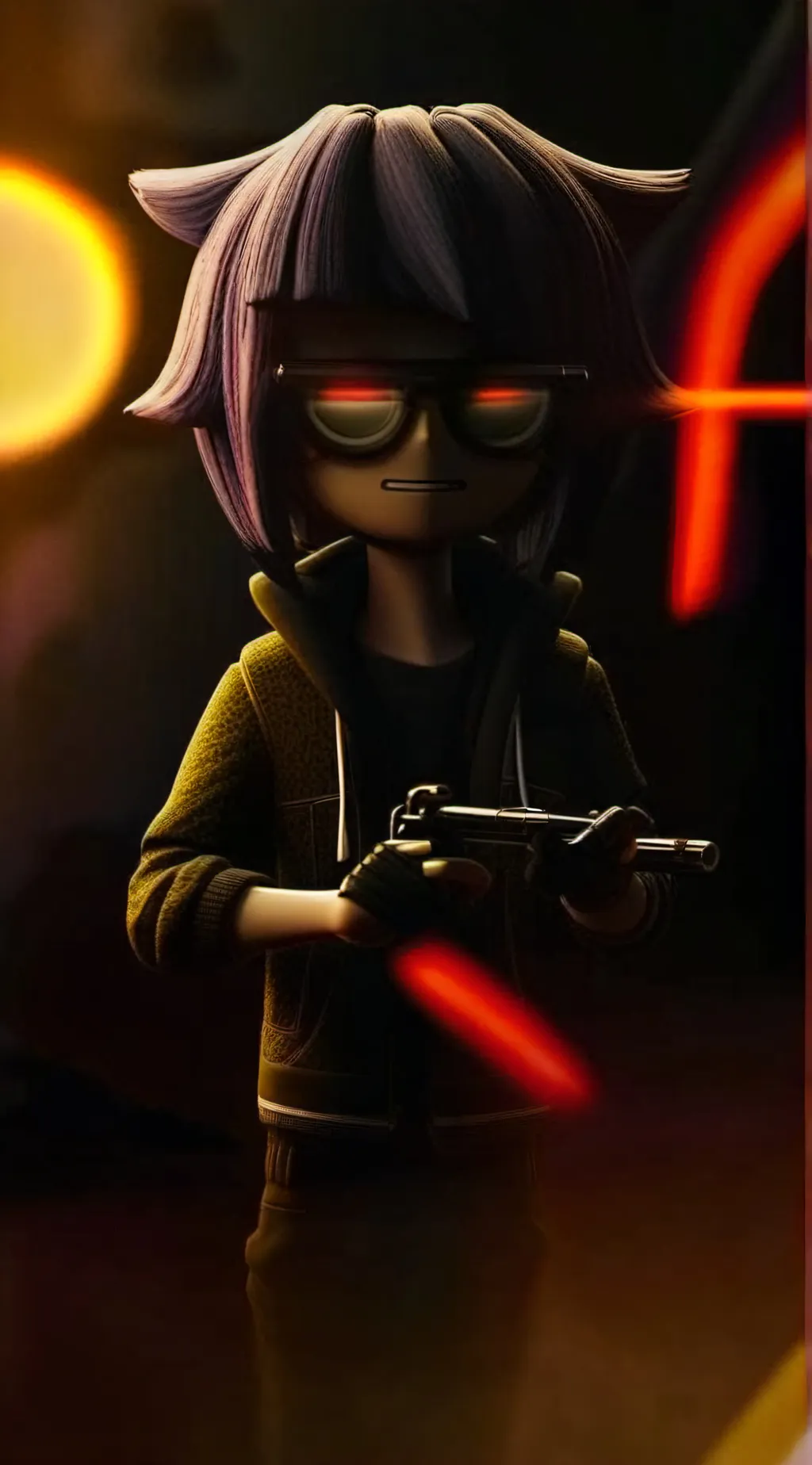 ai character: doll background