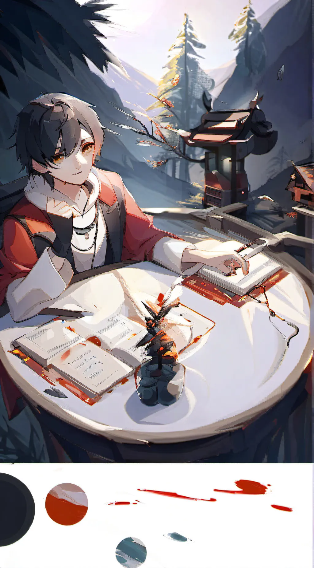 ai character: Leo background