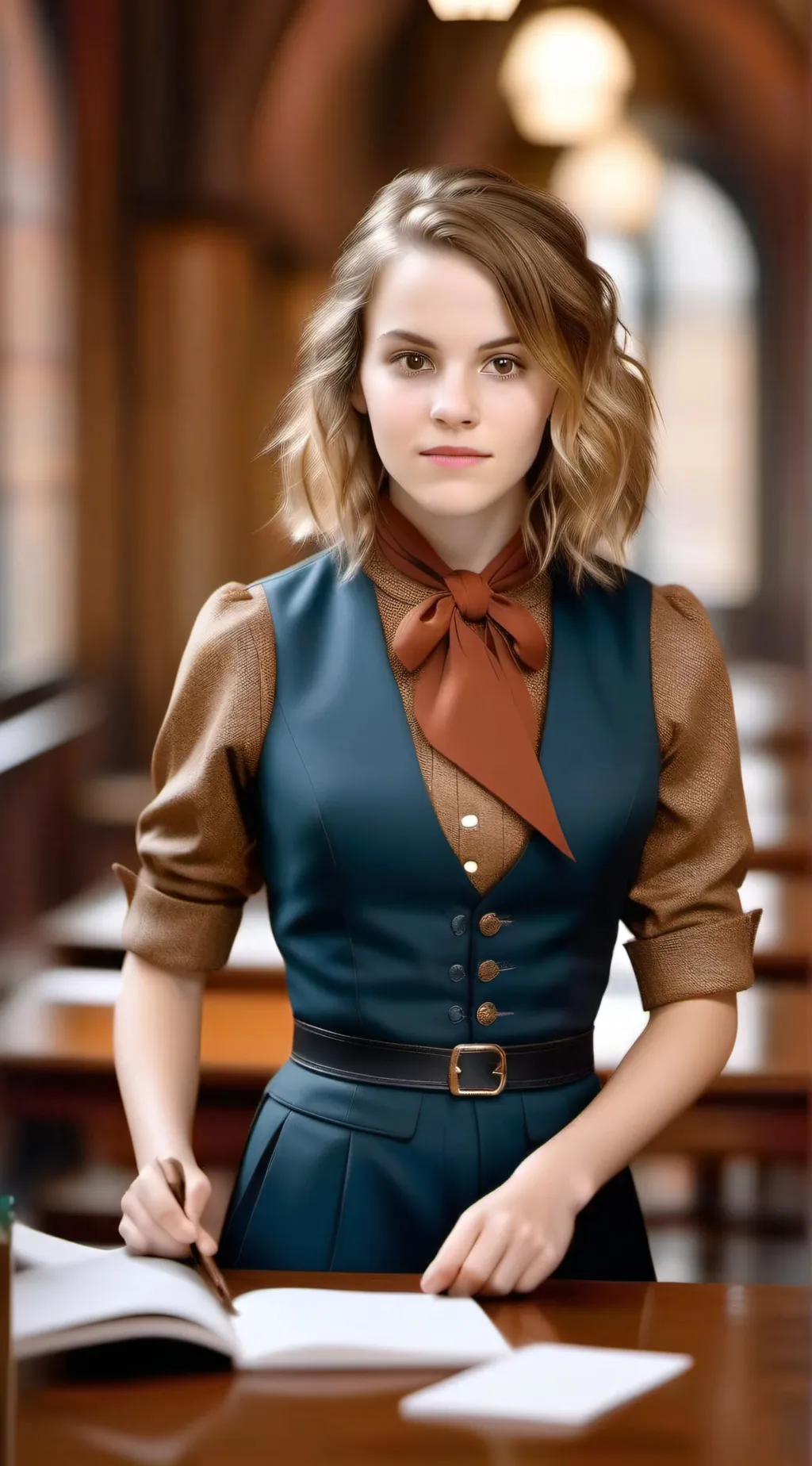 ai character: Hermine  background