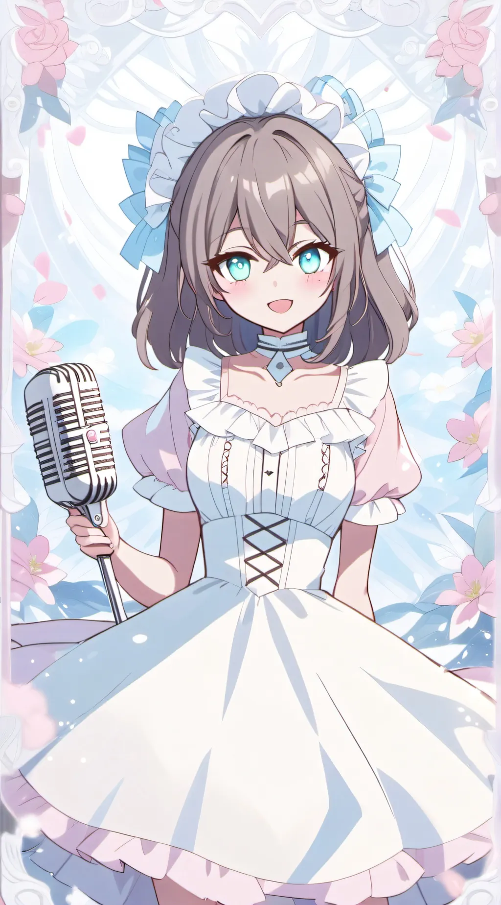 ai character: Akoya Matama  background