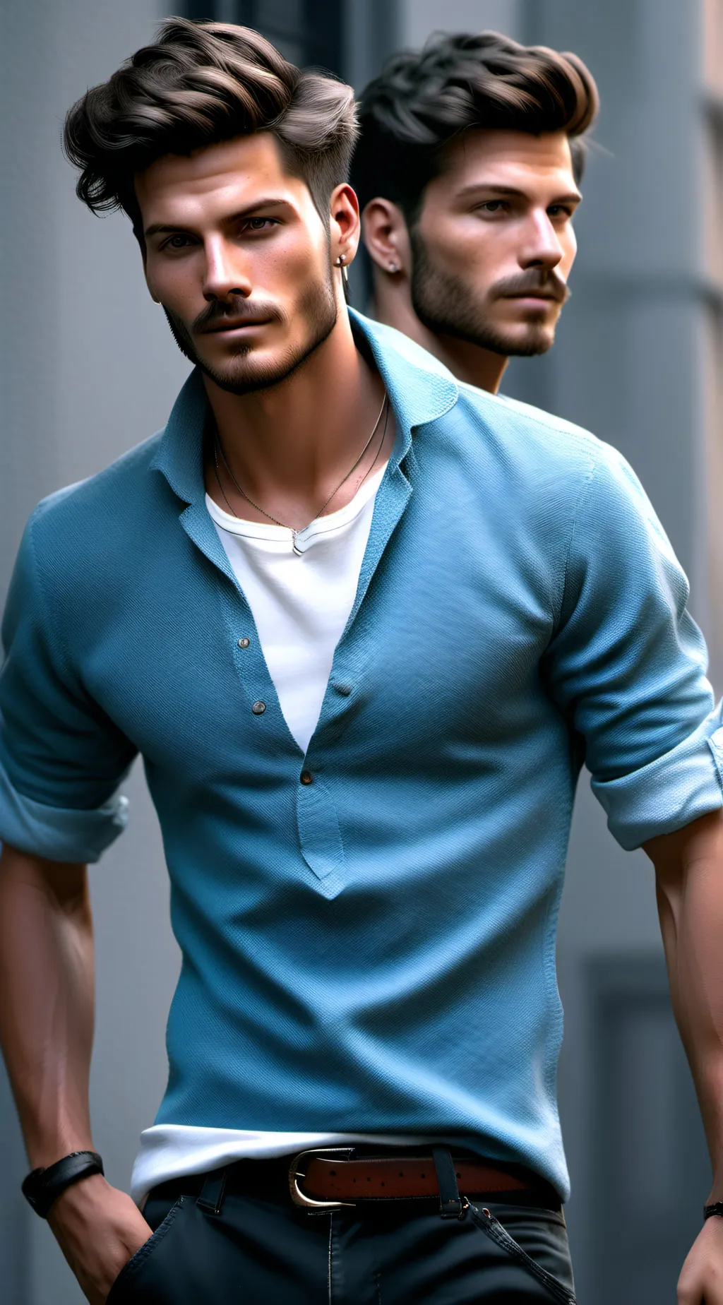 ai character: Alex, Max, Lucas background