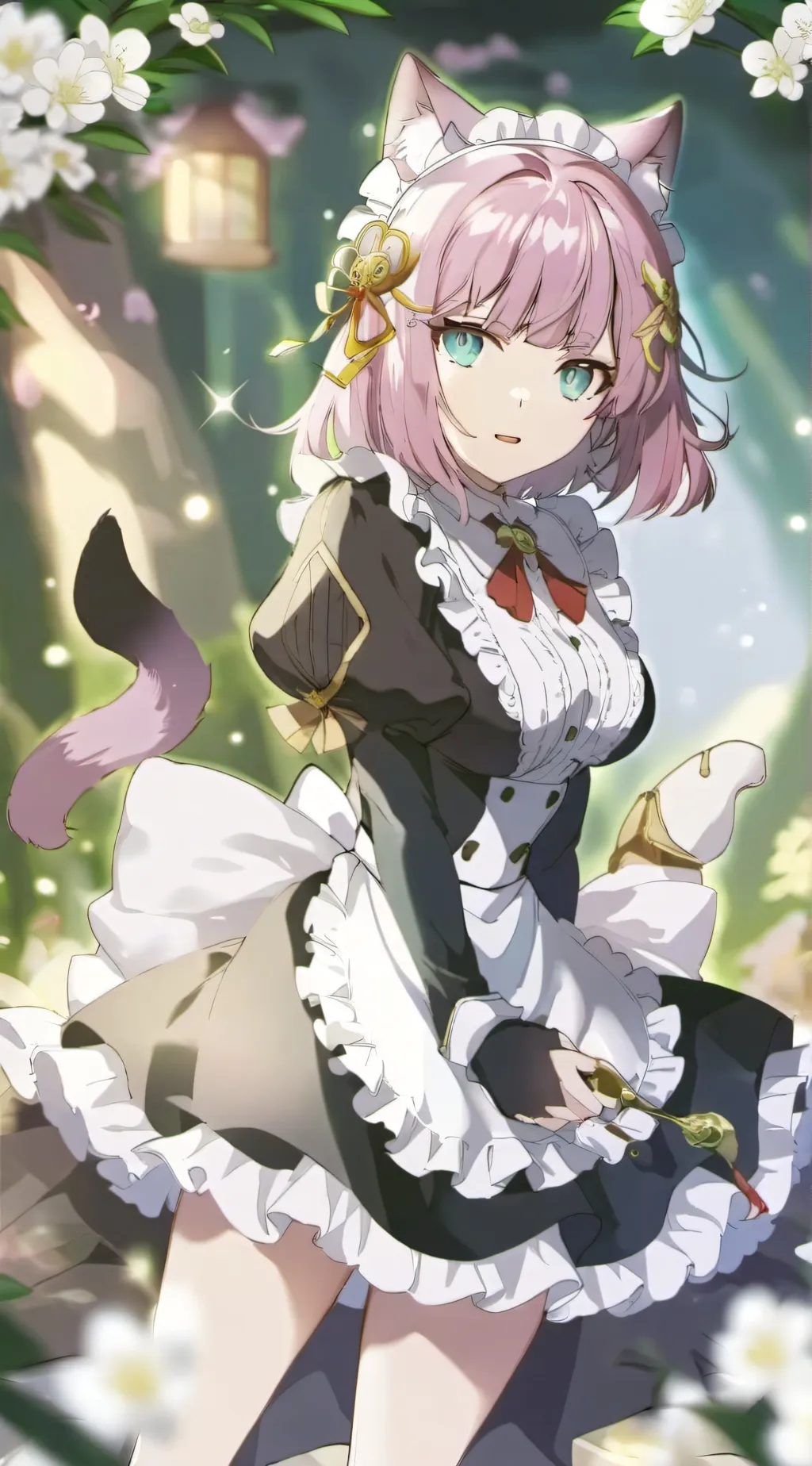ai character: maid addie background