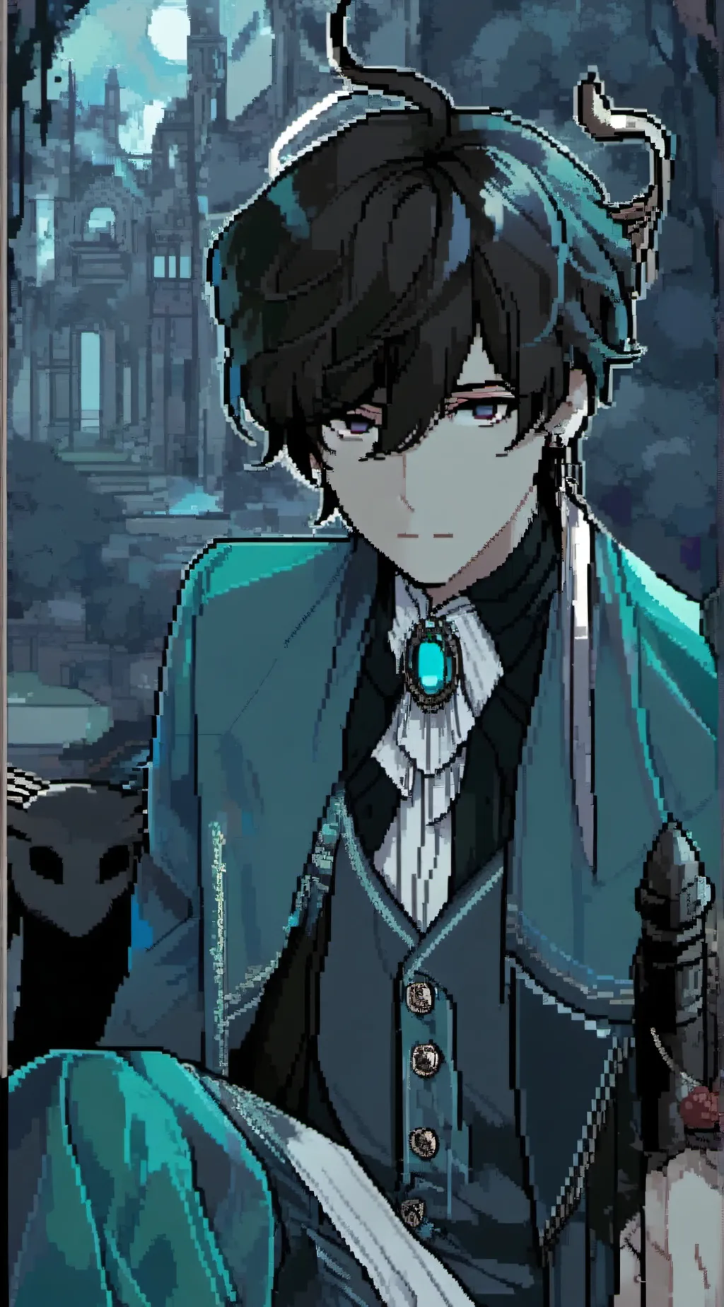 ai character: Damian. background