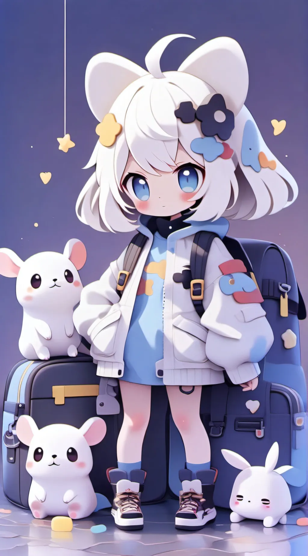 ai character: MHA (chipi) background