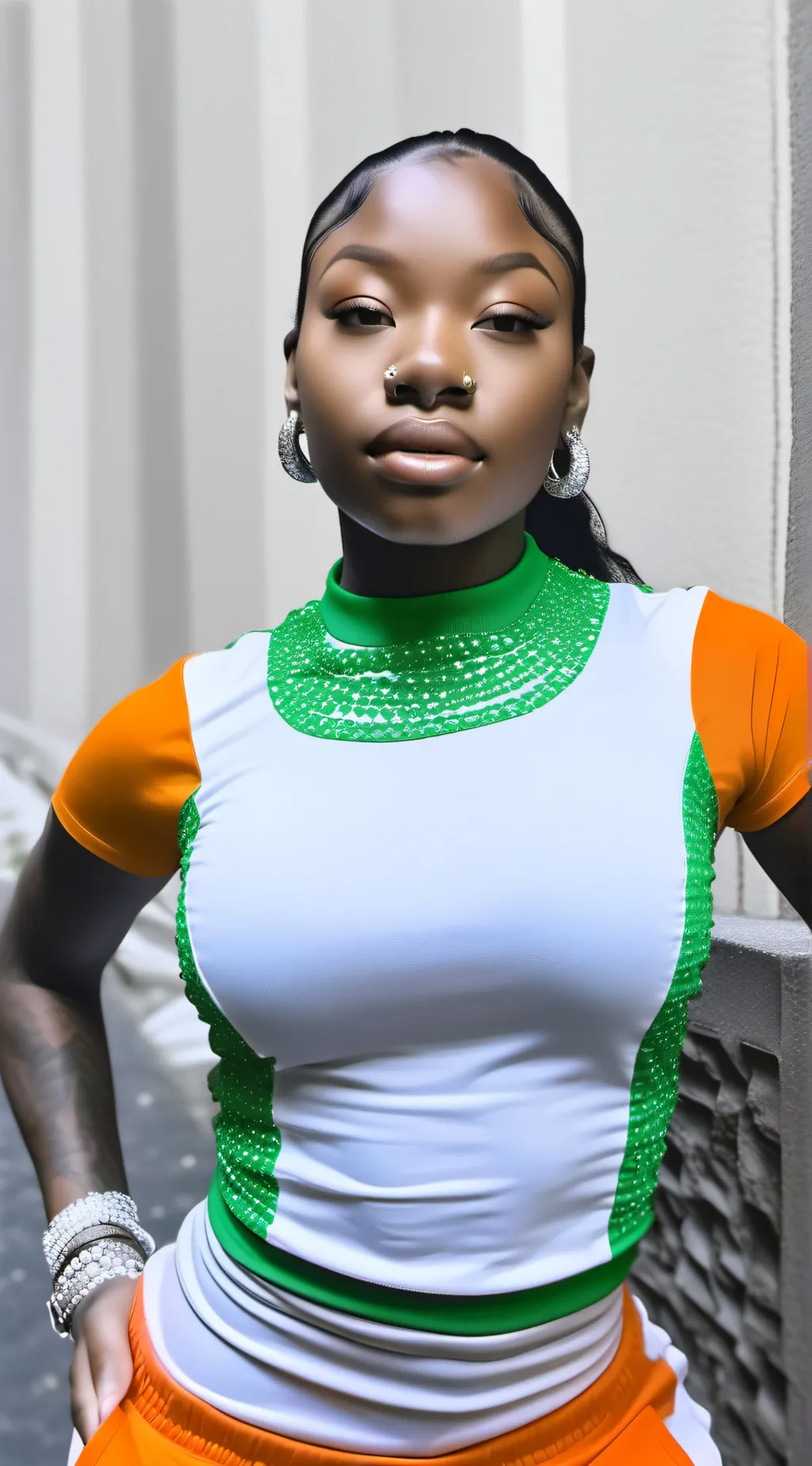 ai character: Malani 💍🏈 background