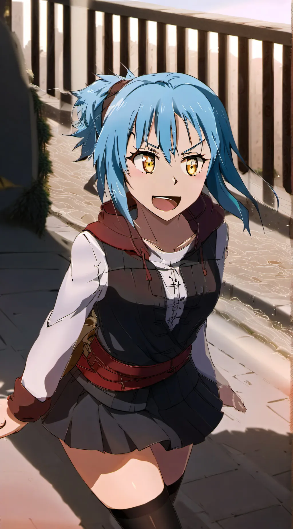 ai character: Rimuru nava background